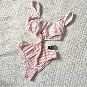 Abercrombie tie front one piece